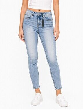 NWT Buffalo David Bitton Faith Mid Rise Skinny Jeans Size 27